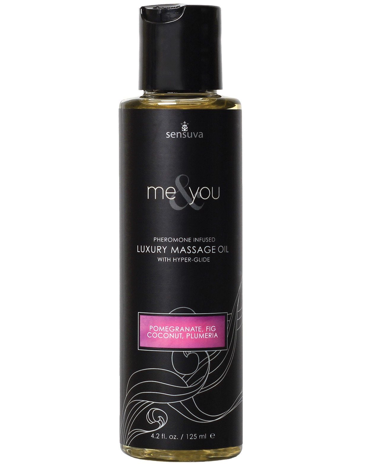 Sensuva Me &amp; You Massageöl - 4,2 oz Granatapfel Feige/Kokosnuss Plumeria