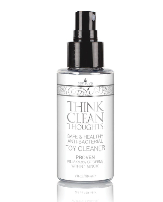 Sensuva Think Clean Thoughts Antibakterieller Spielzeugreiniger - 2 oz Flasche