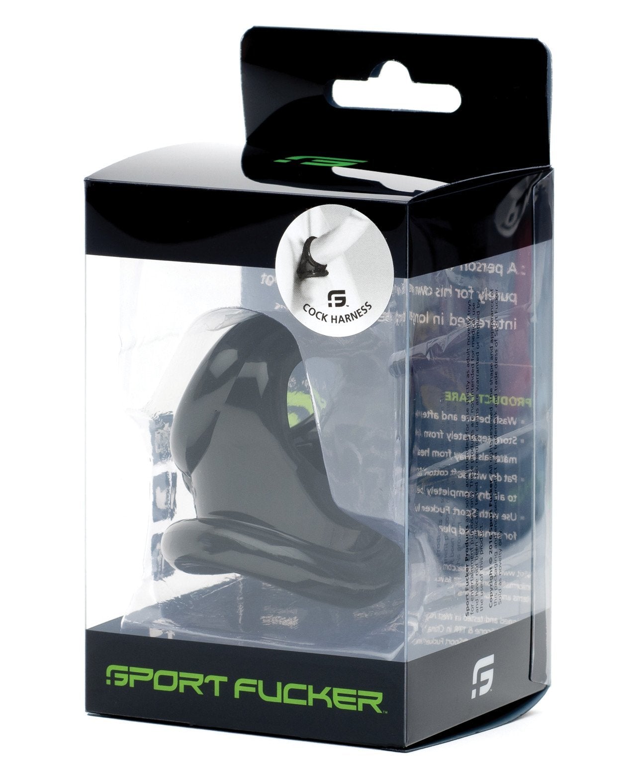 Sport Fucker Cock Harness - Black