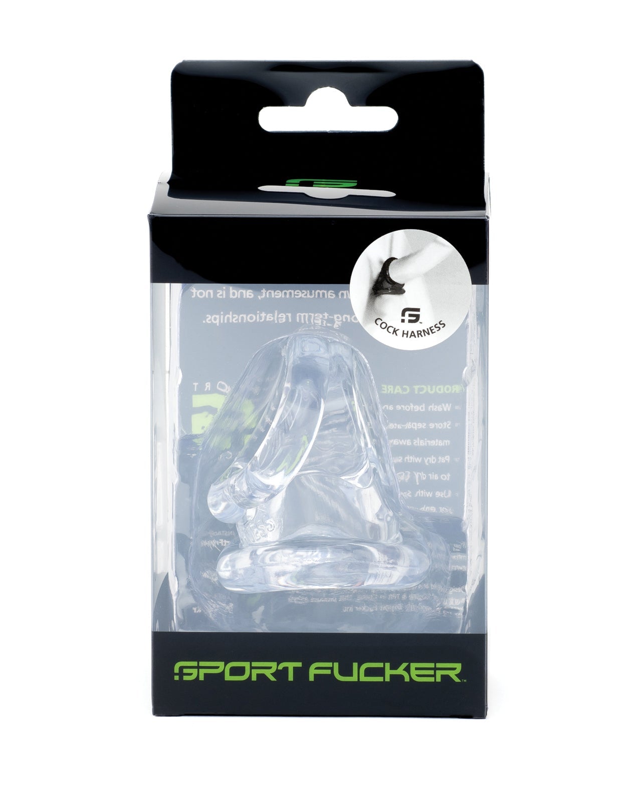 Sport Fucker Cock Harness - Clear