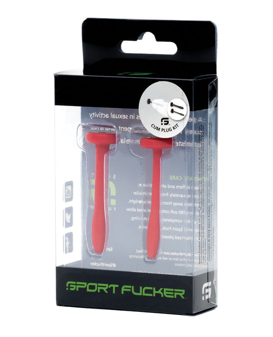 Kit de plug anal Sport Fucker - Rouge