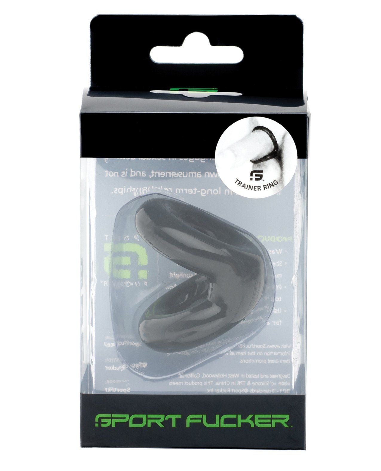 Sport Fucker Trainer Ring - Schwarz