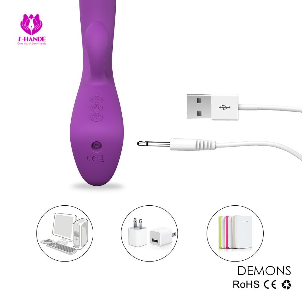 Demons - Curved Silicone G Spot Vibrator G-bliss O-maker