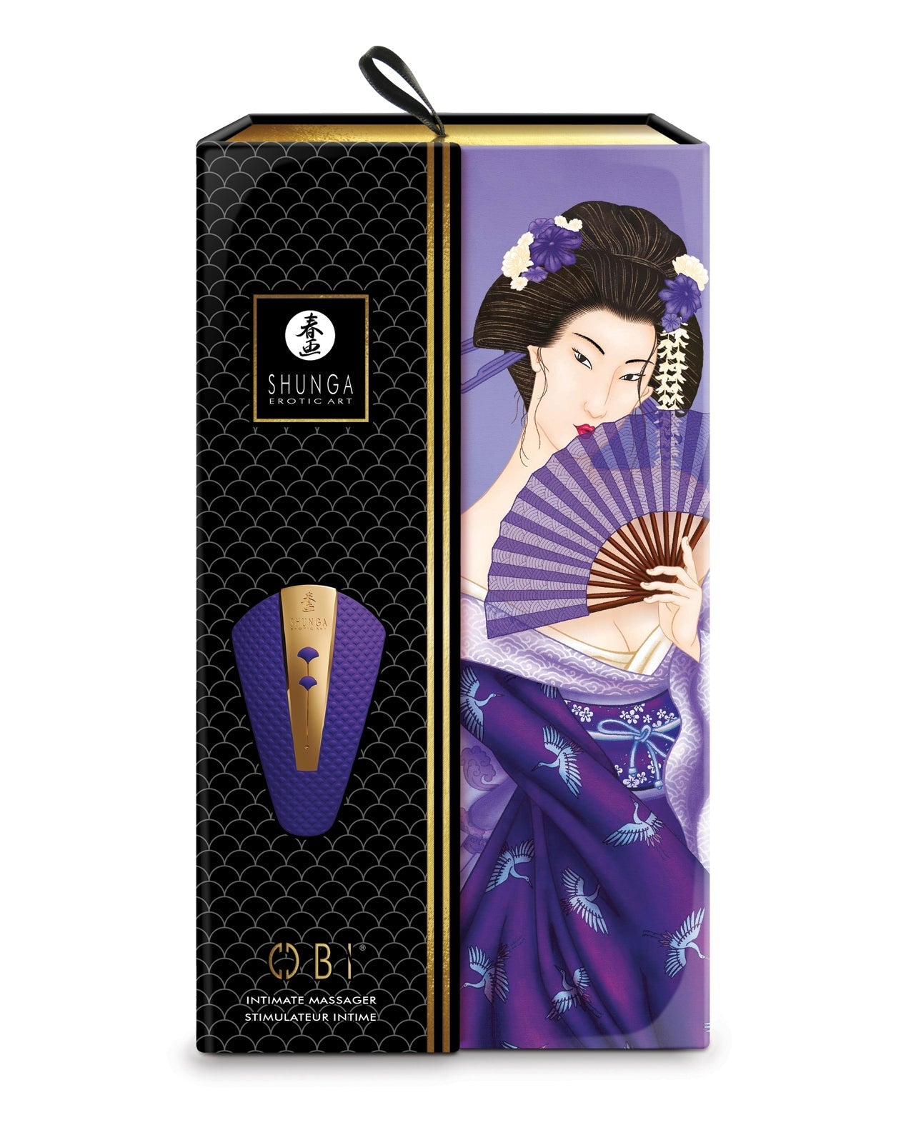 Shunga Obi Intimate Massager - Purple