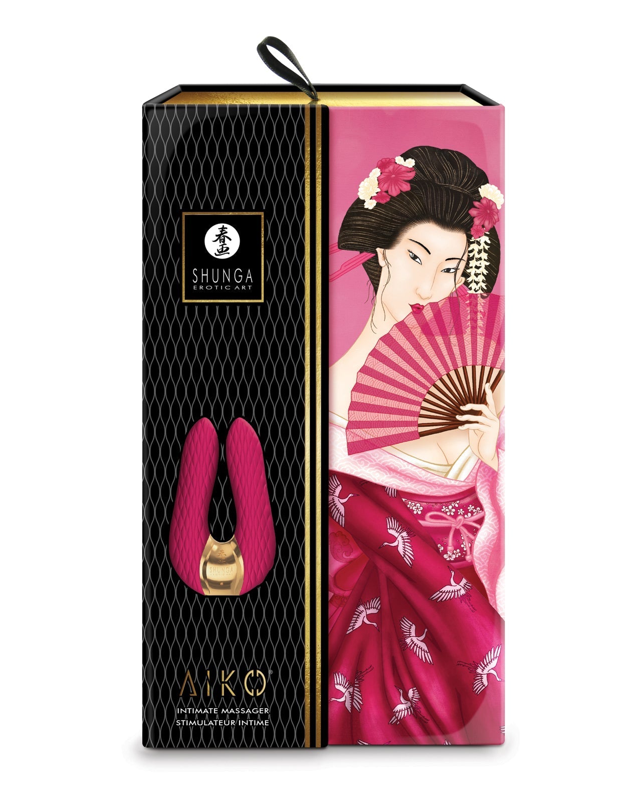 Shunga Aiko Intimate Massager - Raspberry