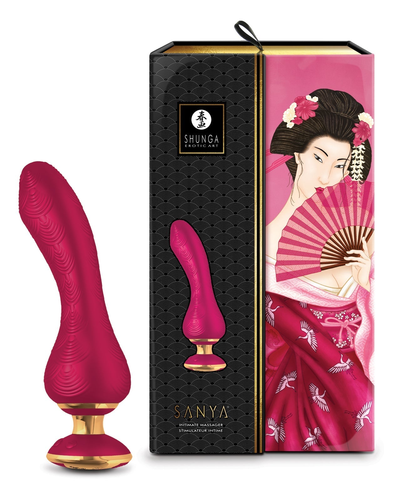 Masseur intime Shunga Sanya - Framboise