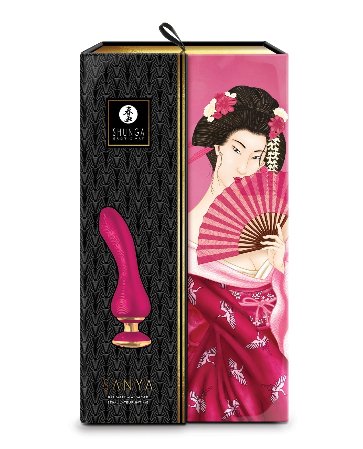 Masseur intime Shunga Sanya - Framboise