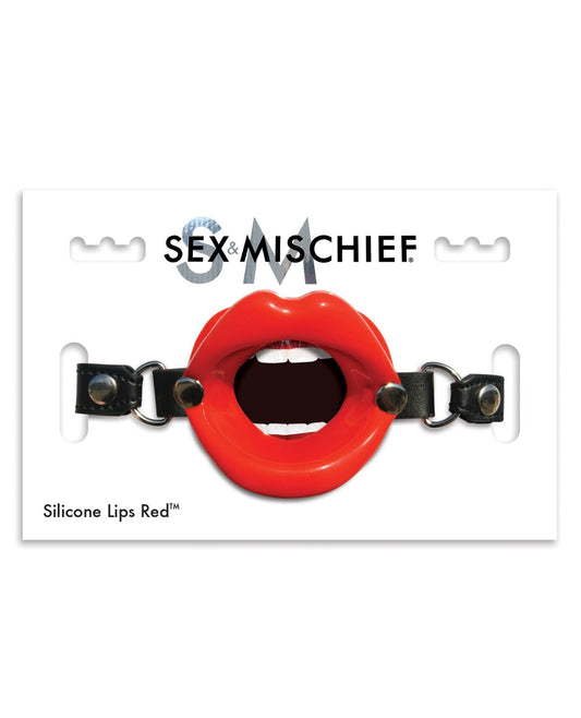 Lèvres en silicone Sex &amp; Mischief - Rouge