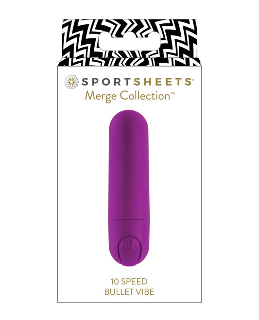 Balle vibrante Sportsheets 10 vitesses - Violet