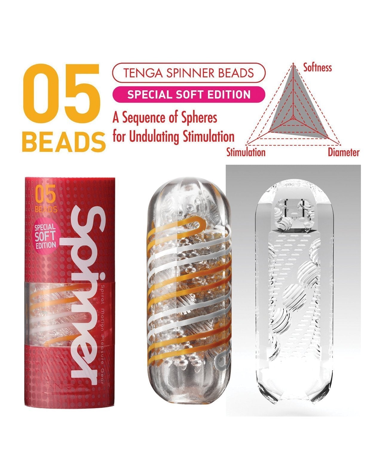 Tenga Spinner Beads - Spezielle Soft Edition