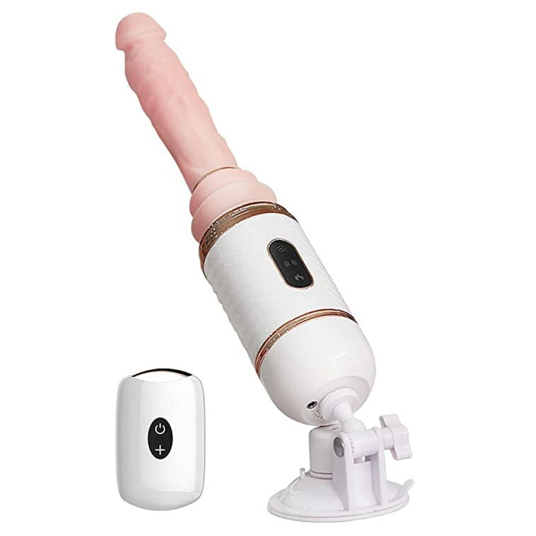 LUSTY AGE Remote Control Heating Telescopic Automatic Sex Machine G-bliss O-maker Toy