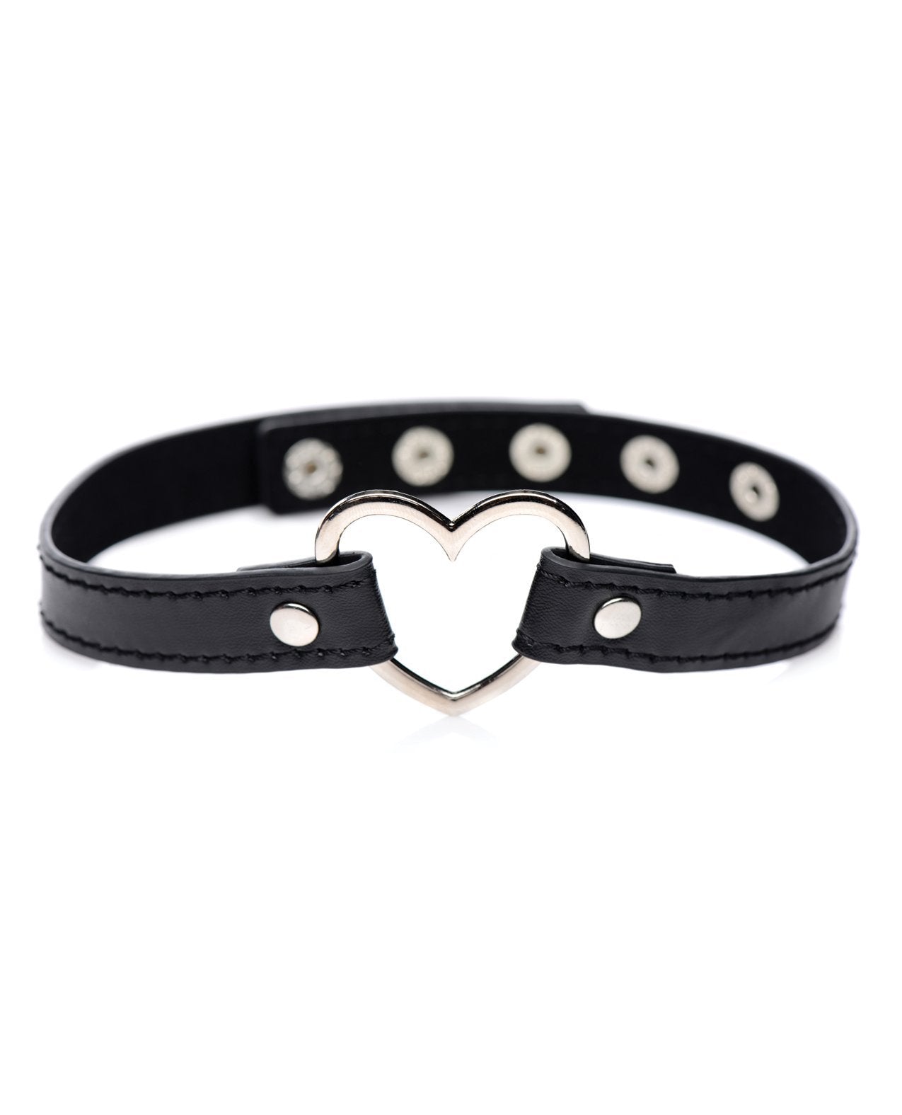 Master Series Dark Heart Chrome Heart Choker - Black