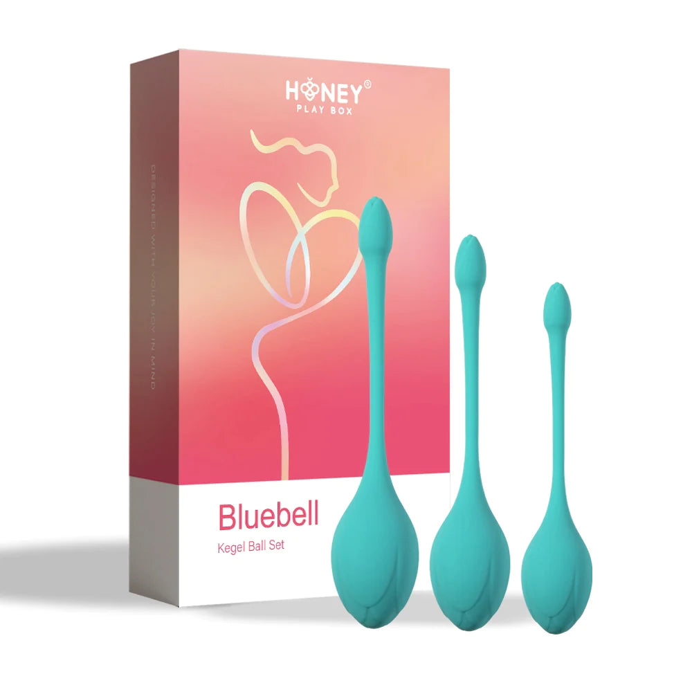 BLUEBELL Floral 3 Size & Weight Kegel Ball Exercise Set