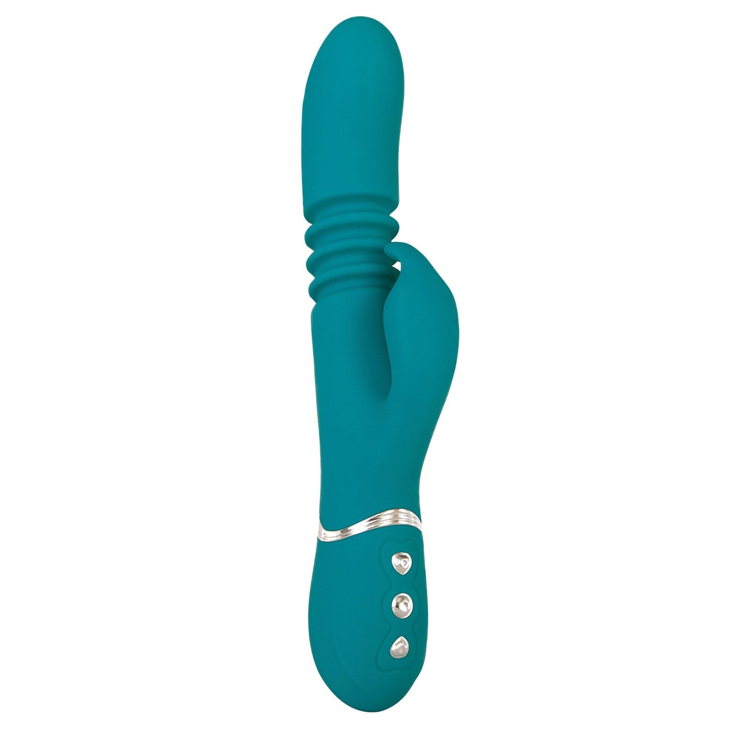 Adam & Eve Eve's Rechargeable Thrusting Rabbit G-bliss O-maker - Green