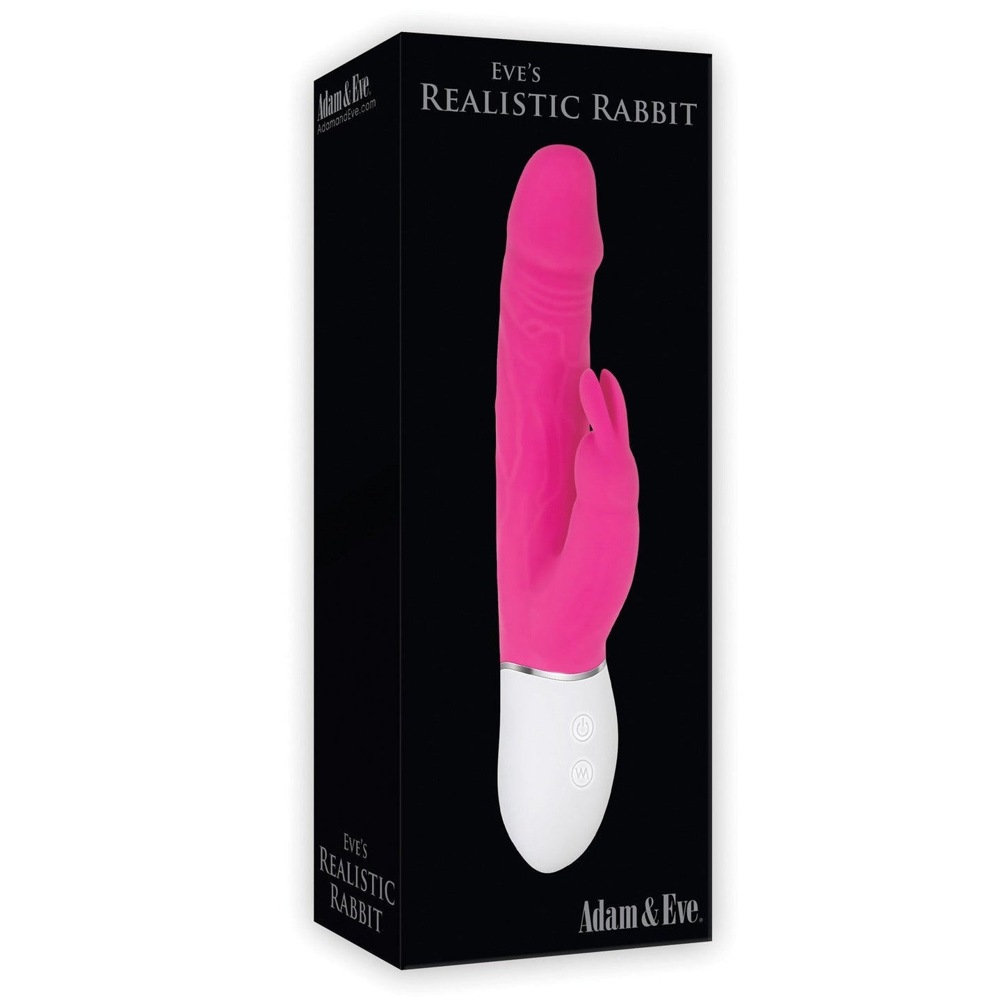 Adam & Eve  Realistic Rabbit Dual Stimulator - Pink