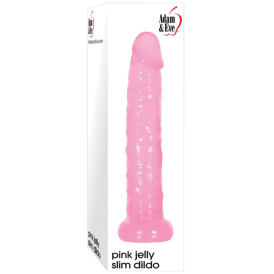 Adam & Eve Jelly Slim Dildo - Pink