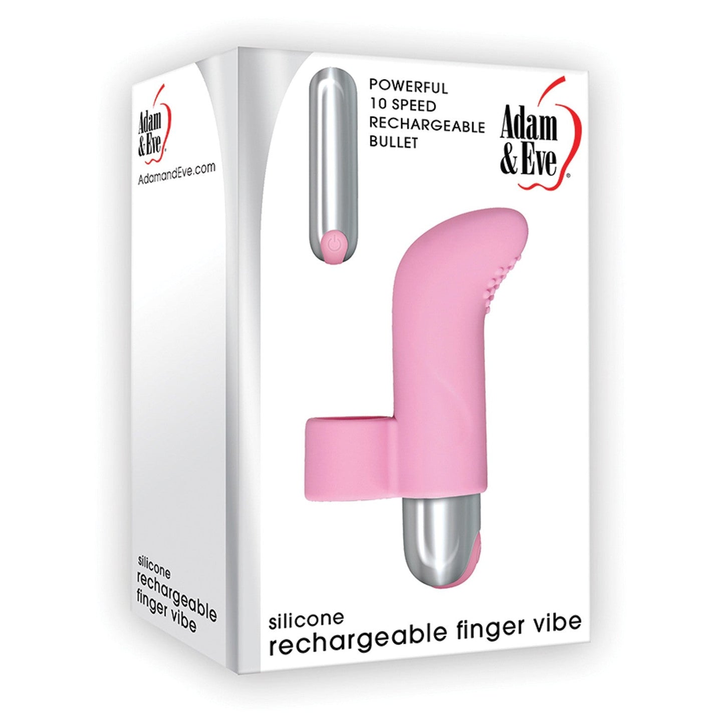 Adam & Eve Silicone Finger Vibe - Pink