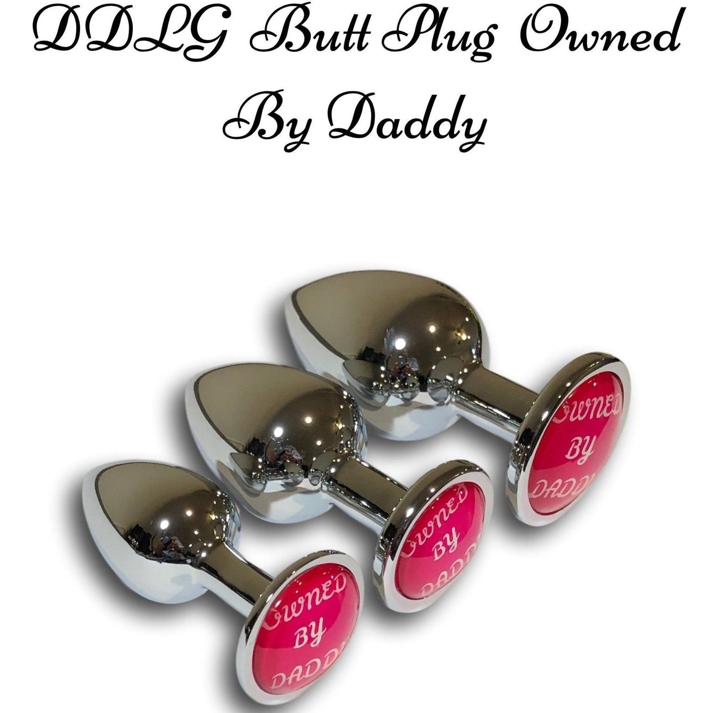 Butt Plug - Owned By Daddy - BDSM Anal Plug