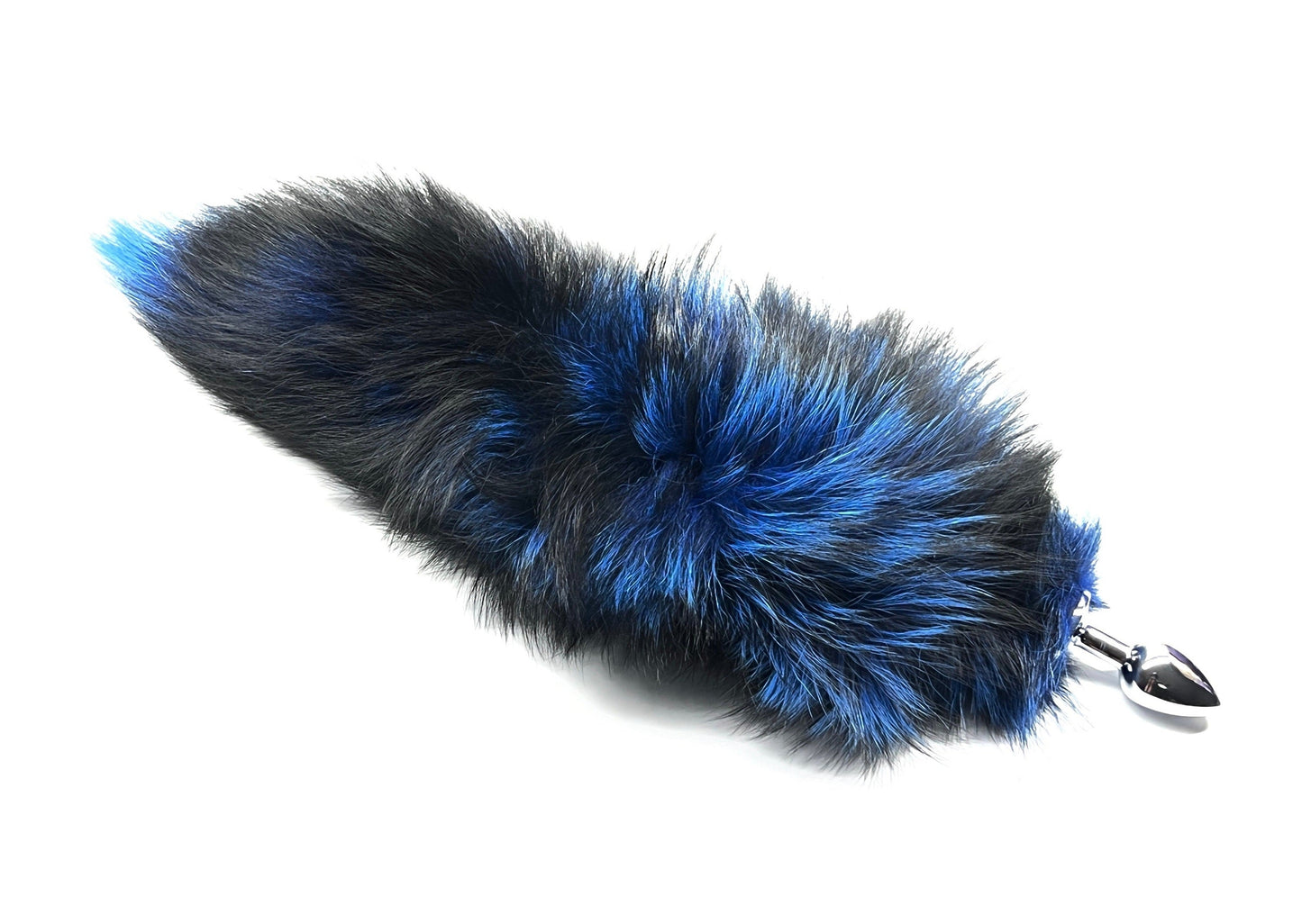 Royal Blue Tail Butt Plug Set With Anubis Ears " Blue Magie"