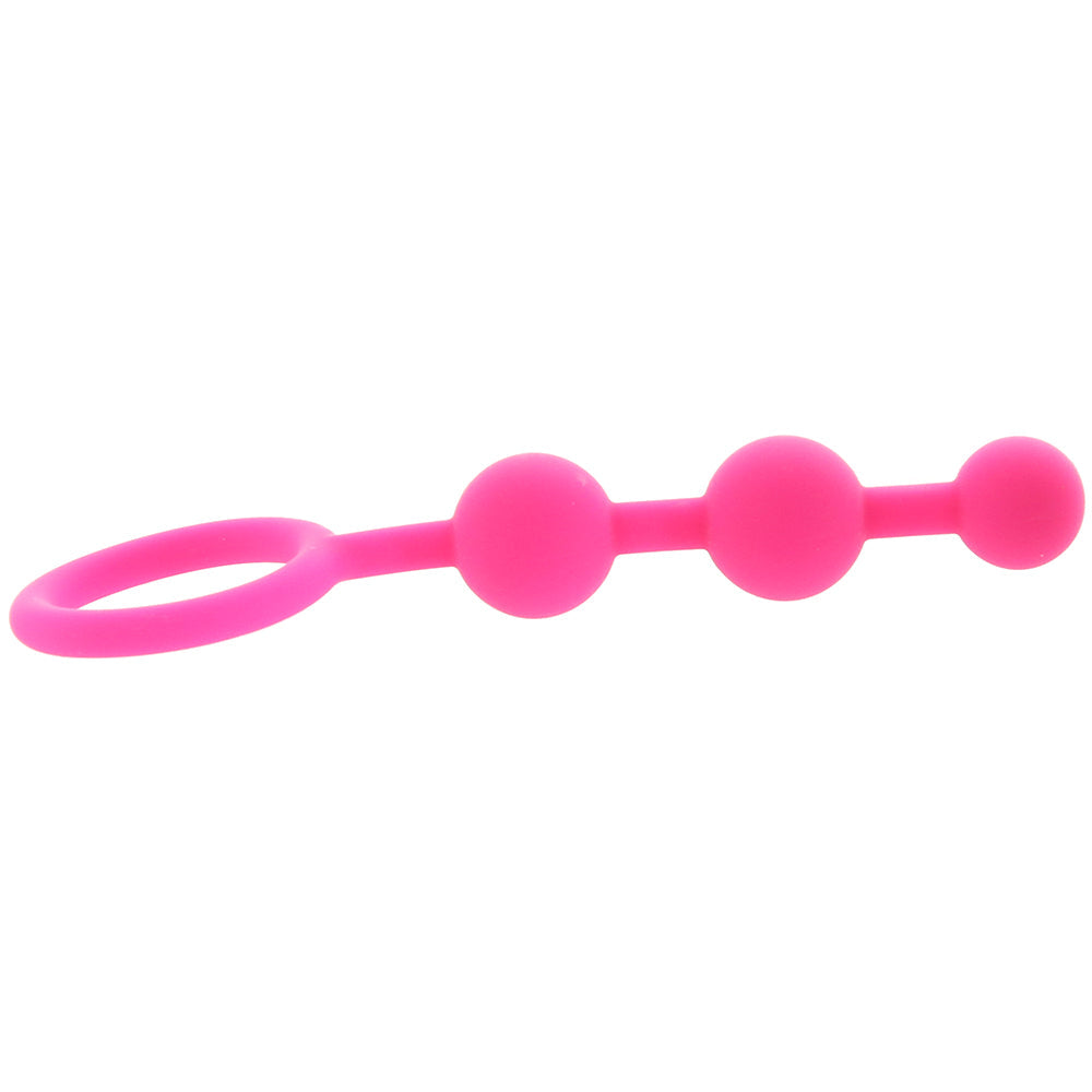 All About Anal Silicone Triple Beads