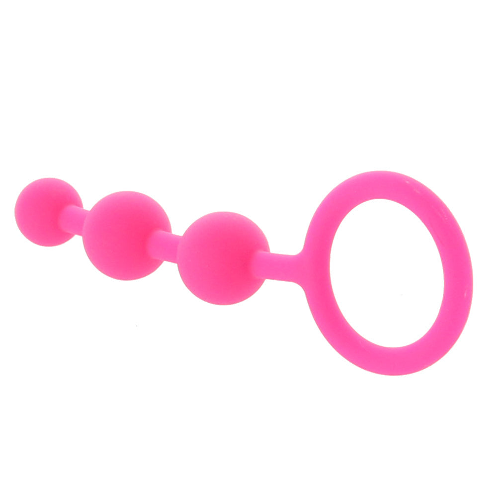 All About Anal Silicone Triple Beads