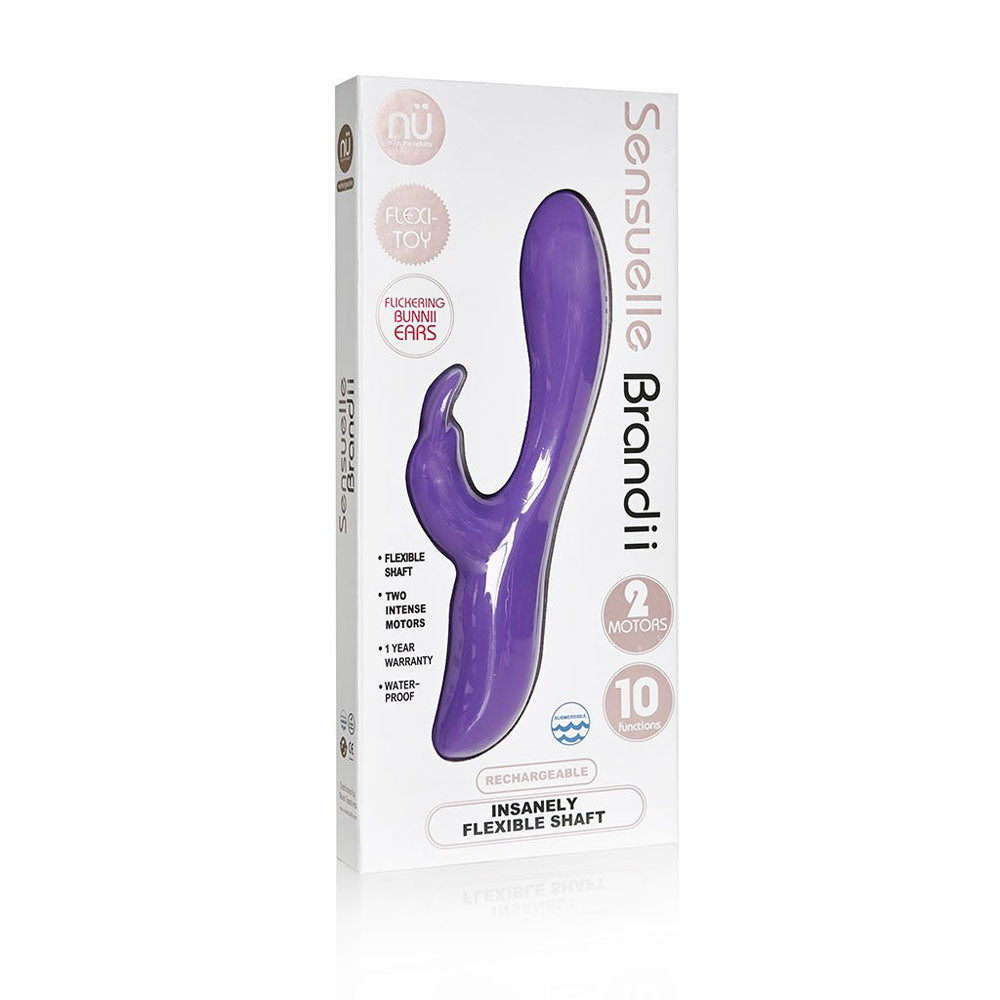 Sensuelle Brandii 10 Function Rabbit Vibe G-bliss O-maker - Purple