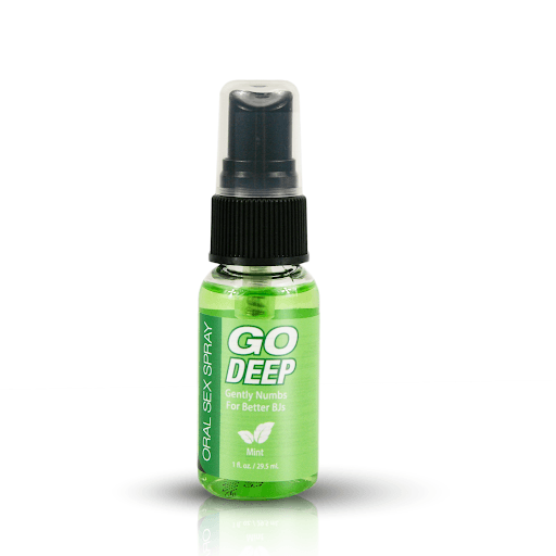 Go Deep Oral Sex Spray - Mint 1 fl. oz.