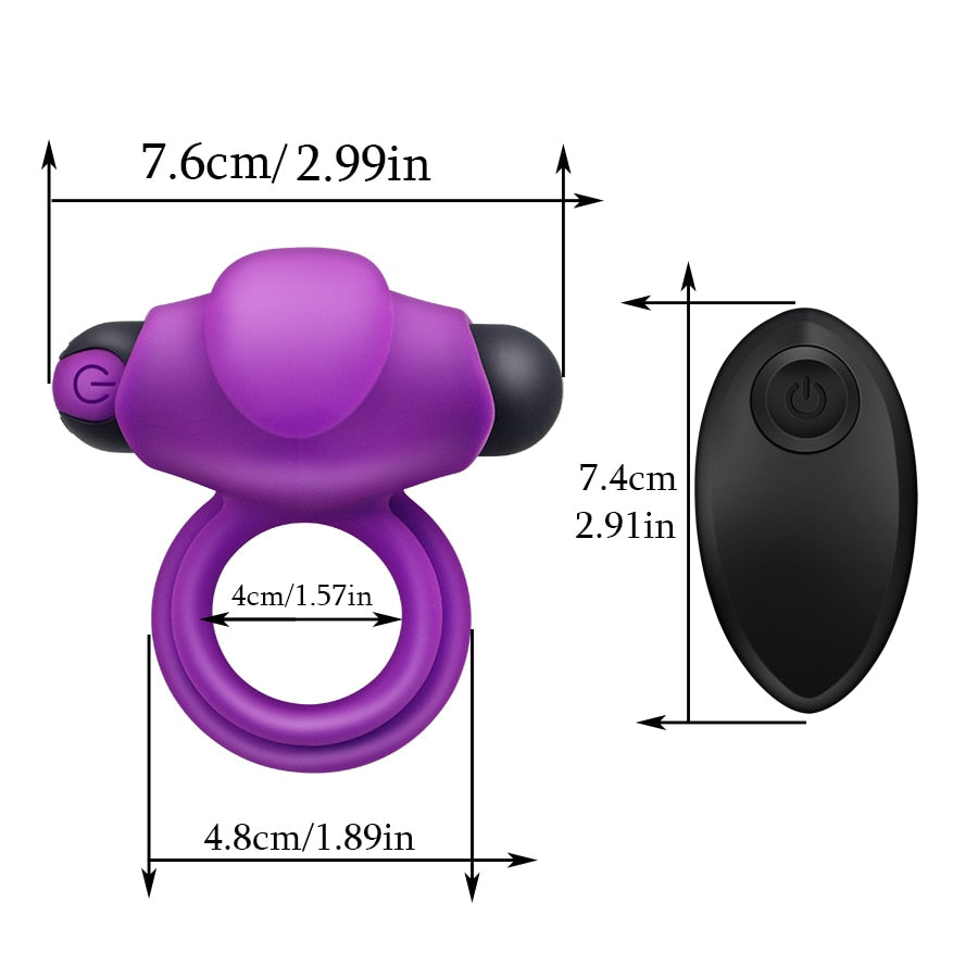 Wireless Penis Delay Ejaculation Vibrator