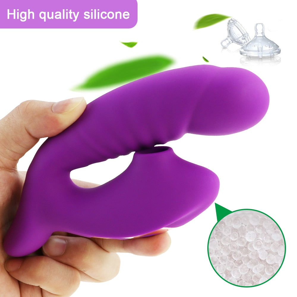 Clitoral Sucking G Spot Dildo Vibrator G-bliss O-maker Toy