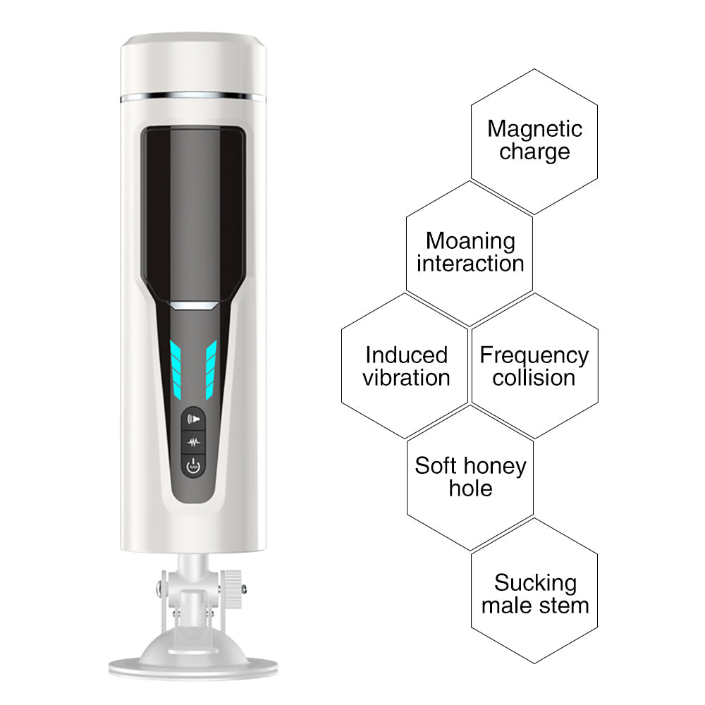 7 frequencies Automatic Piston Telescopic Rotation Male Masturbator BKC 7 frequencies Automatic Piston Telescopic Rotation Male Masturbator BKC