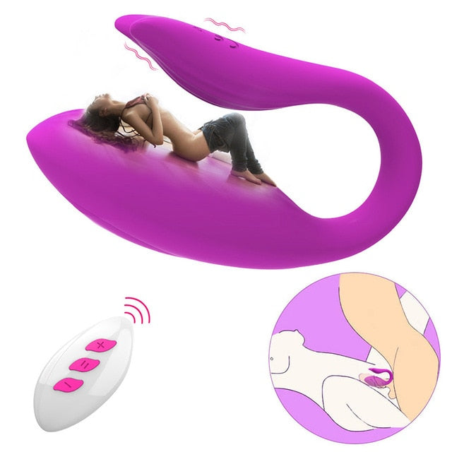 Mermaid Wireless Remote Control Couple Vibrator G-bliss O-maker Toy