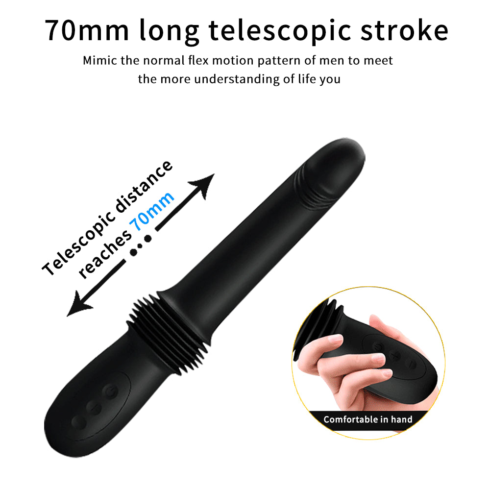 3 Speeds Telescopic  Vagina G-Spot VibratorG-bliss O-maker Toy