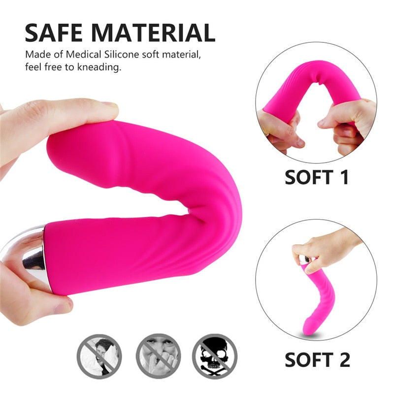 10 Modes G spot Vibrator Dildo G-bliss O-maker Toy BKC 10 Modes G spot Vibrator Dildo G-bliss O-maker Toy BKC