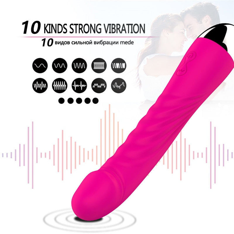 10 Modes G spot Vibrator Dildo G-bliss O-maker Toy BKC 10 Modes G spot Vibrator Dildo G-bliss O-maker Toy BKC