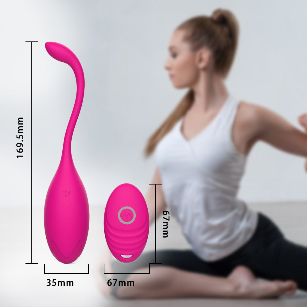 Kegel-Übungs-Vaginalball mit Fernbedienung, Bullet-Vibrator