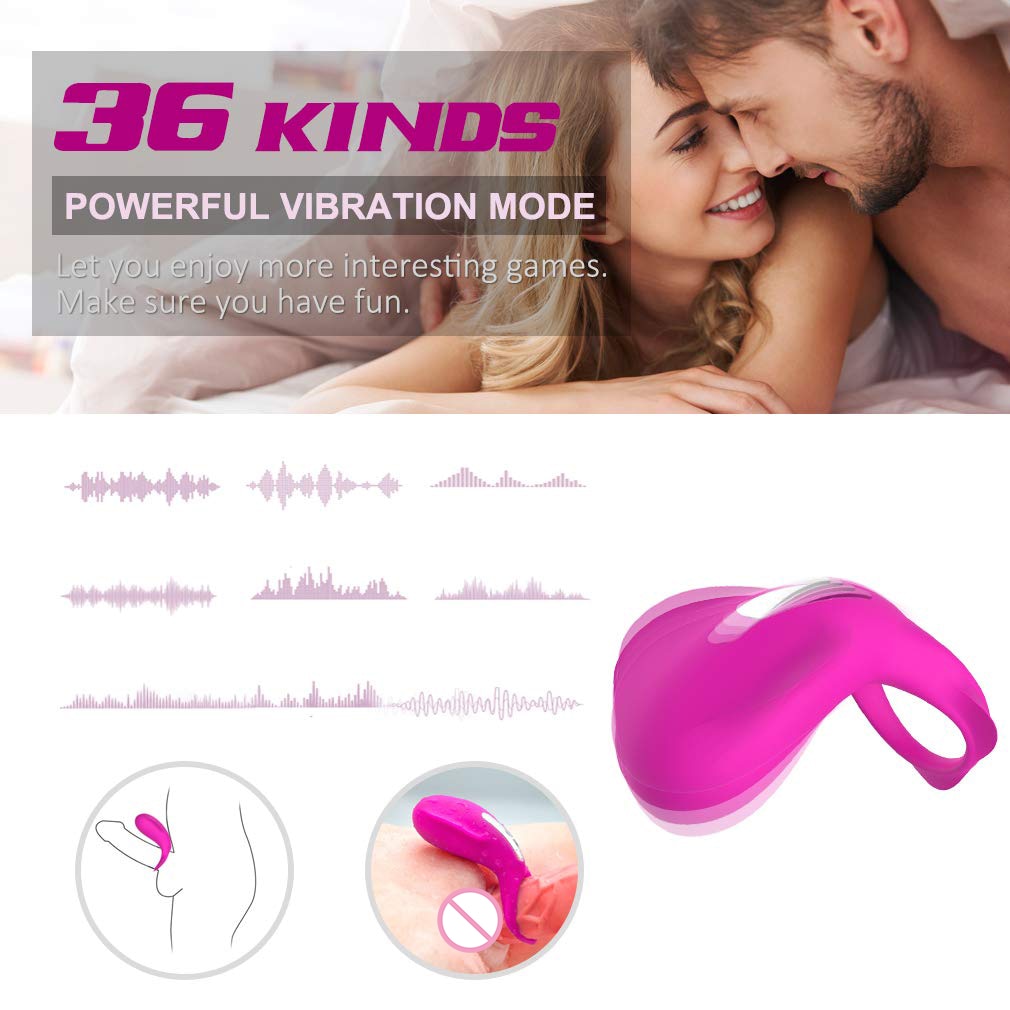 Penis Vibration Ring Cock Powerful Vibrator Clitoris Stimulator Prostate Vibrator