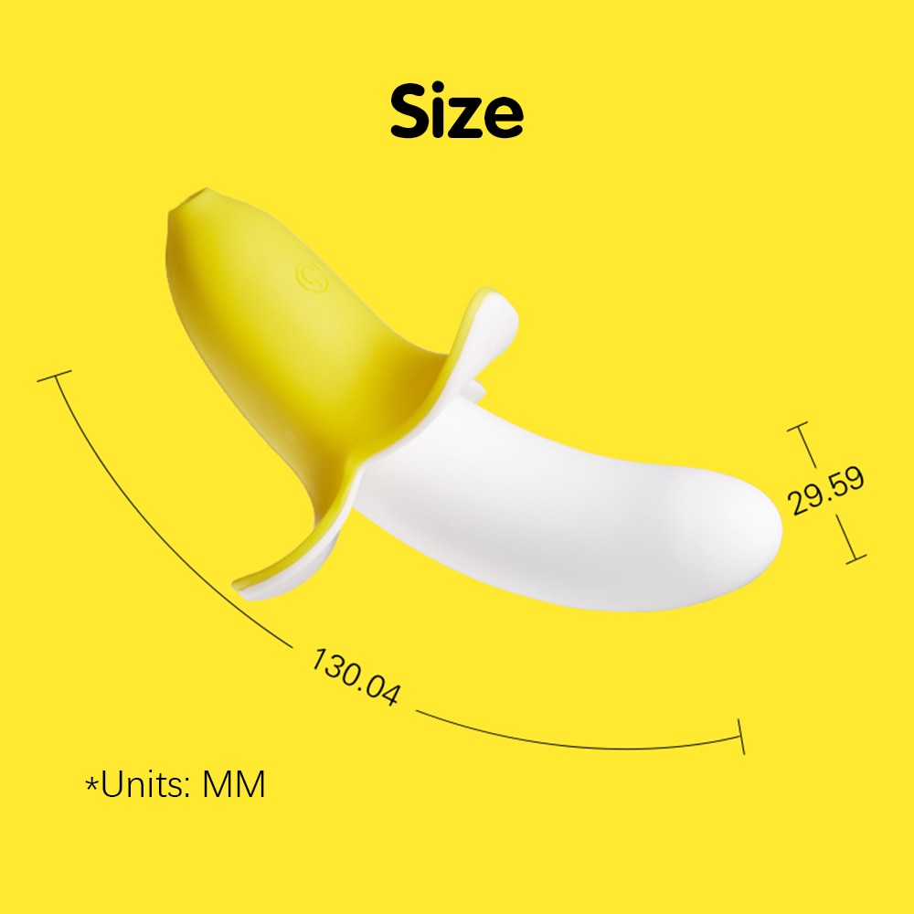 Half Peeled Banana G Spot Vibrator G-bliss O-maker Toy