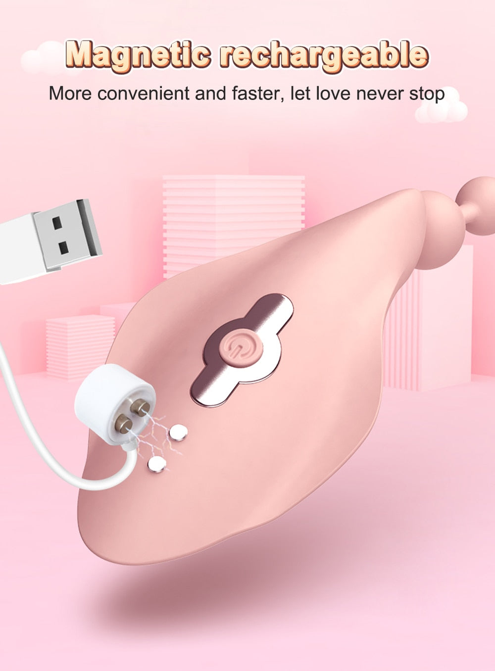 Weiblicher Klitorisstimulator Fernbedienung Höschen Vibrator