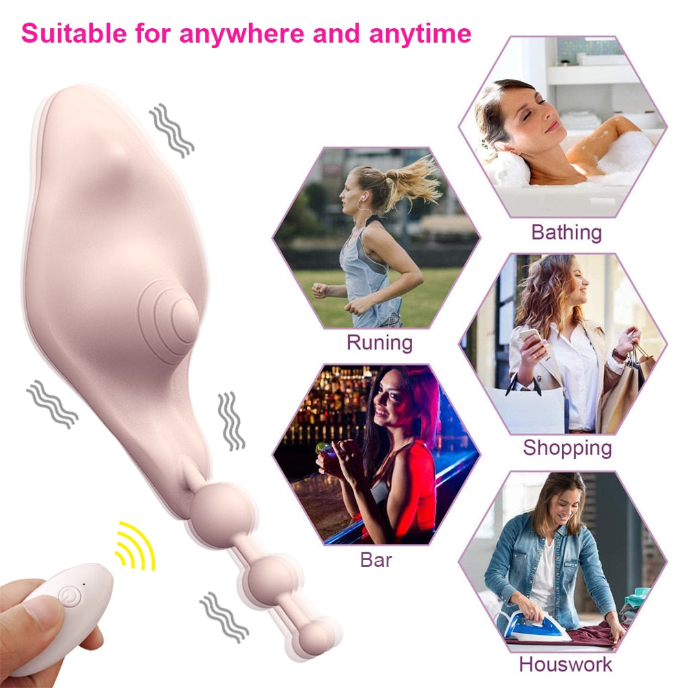 Stimulateur clitoridien féminin Télécommande Culotte Vibromasseur