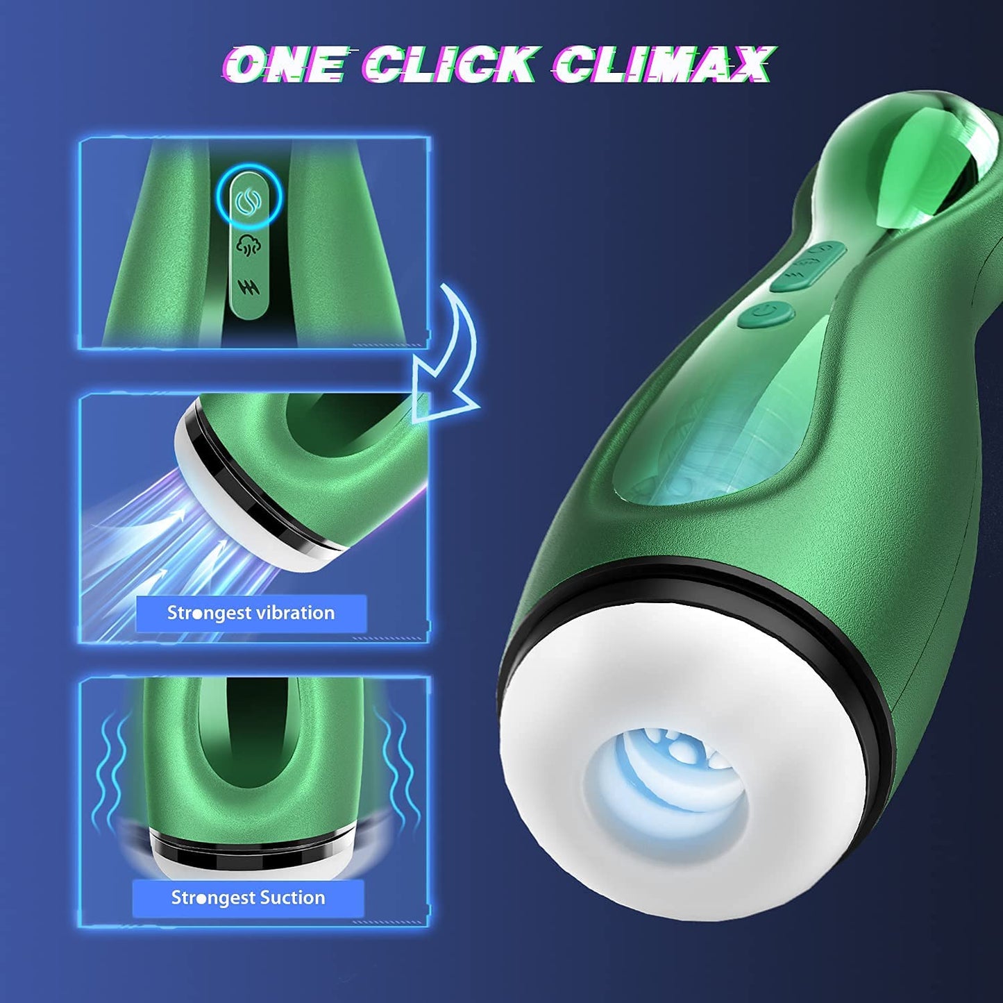 Automatic Sucking Heating Male Masturbators Cup BKC Automatic Sucking Heating Male Masturbators Cup BKC