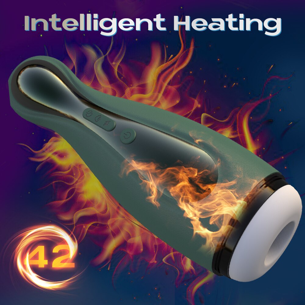 Automatic Sucking Heating Male Masturbators Cup BKC Automatic Sucking Heating Male Masturbators Cup BKC