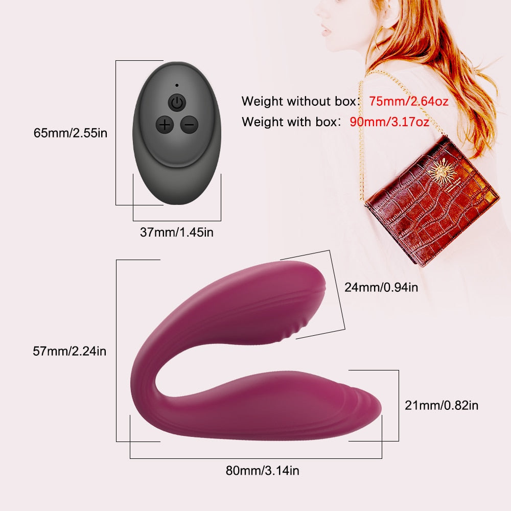 Remote Control Powerful Clitoris Vibrators for Women G-bliss O-maker