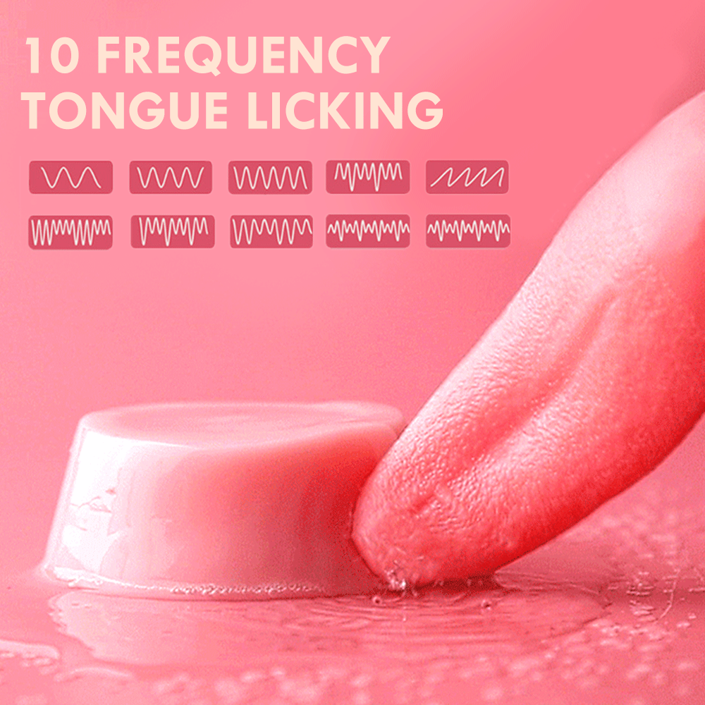 Realistic Tongue Licking Vibrator G-bliss O-maker