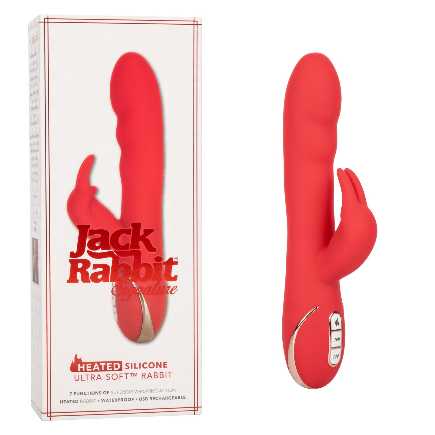 Jack Rabbit Signature Heated Silicone Ultra G-bliss O-maker-Soft  Rabbit